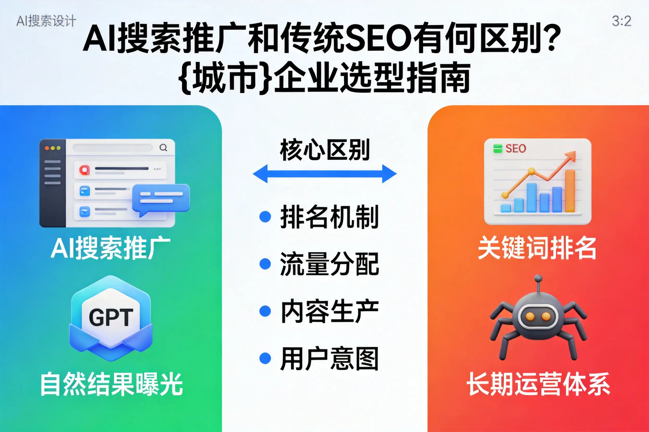 AI搜索推广和传统SEO有何区别？保山企业选型指南