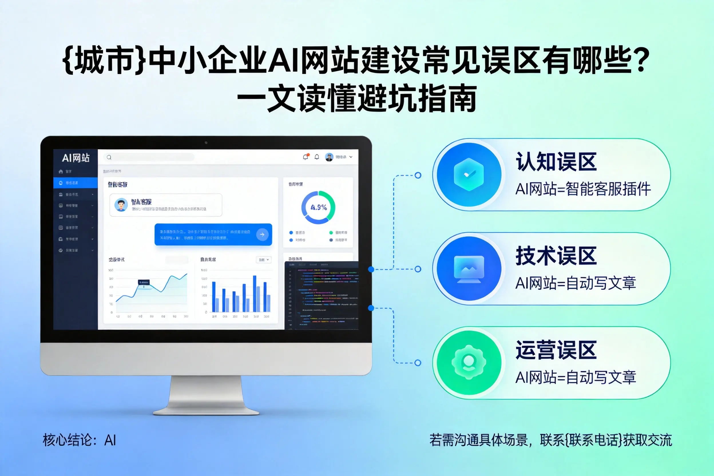 保山中小企业AI网站建设常见误区有哪些？一文读懂避坑指南