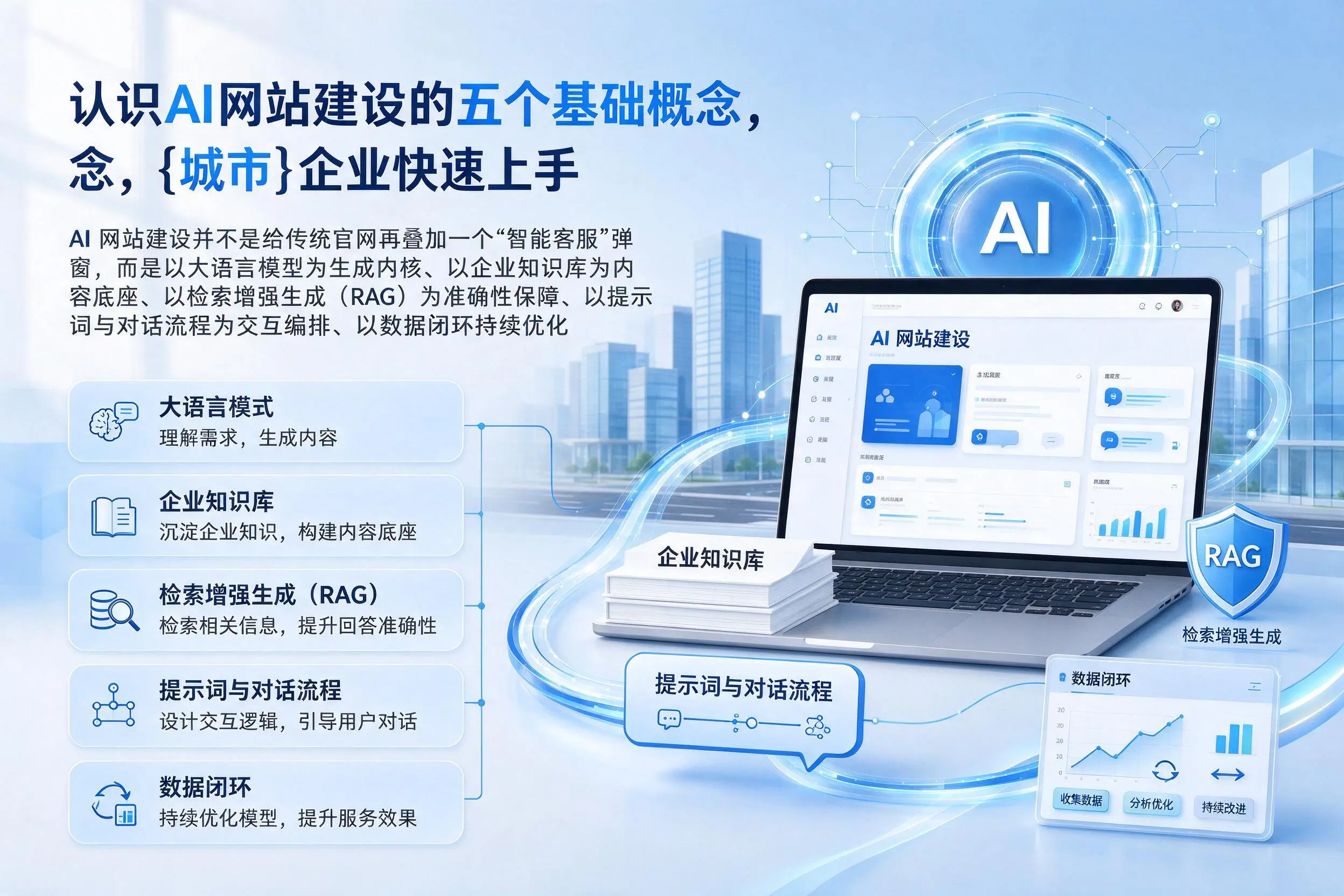 认识AI网站建设的五个基础概念，保山企业快速上手