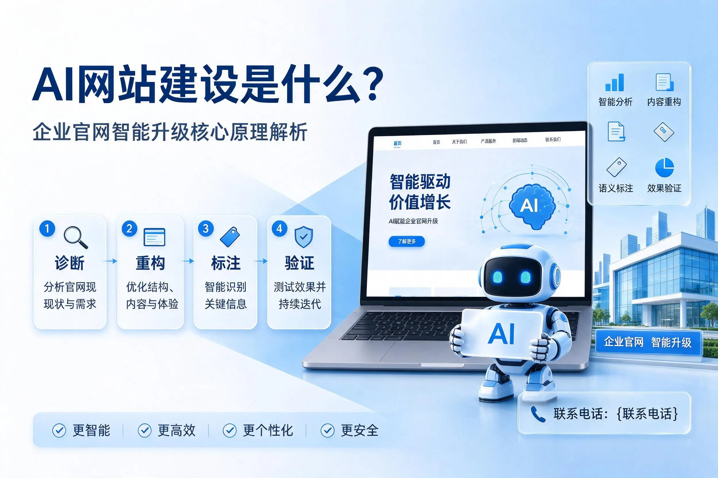 AI网站建设是什么？保山企业官网智能升级核心原理解析