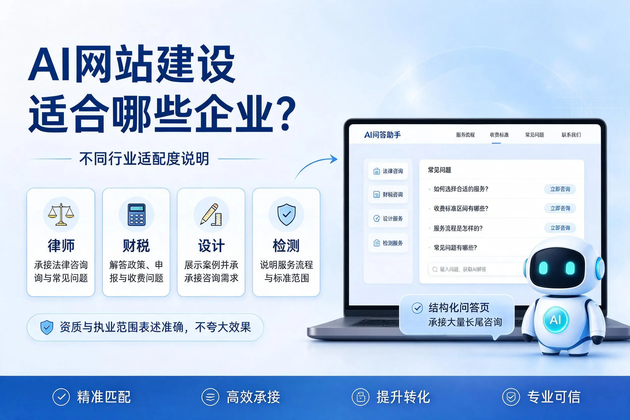 AI网站建设适合哪些企业？保山不同行业适配度说明